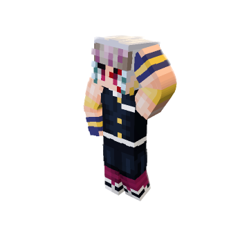 Relaxed Arm Scratch minecraft pose by cloutxyz