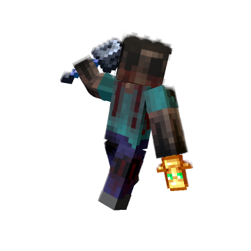 Aura - Minecraft pose by rhkk | Perfect for thumbnails and renders