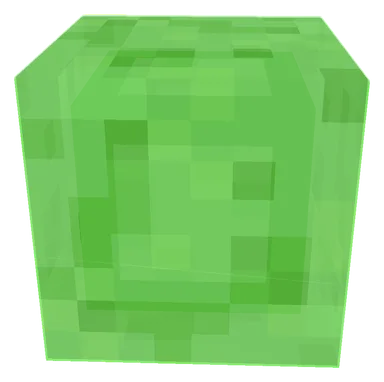 Minecraft Slime PNG, side