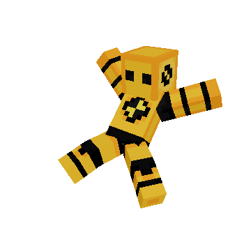 Skydive Jump Backwards - Minecraft pose by ggnova | Perfect for thumbnails and renders