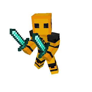 Dual Sword Wield - Minecraft pose by ryo28_mc | Perfect for thumbnails and renders
