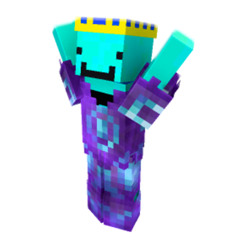 Cheerful Hands Up - Minecraft pose by gabeissocool | Perfect for thumbnails and renders