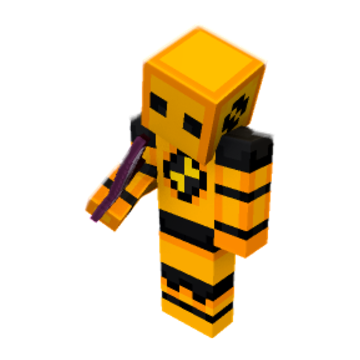 Death stare with sword - Minecraft pose by l4m4rmc | Perfect for thumbnails and renders