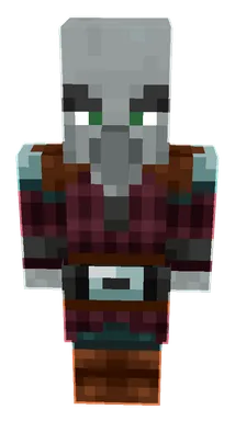 Minecraft Pillager PNG, front