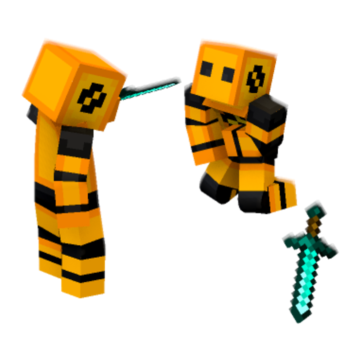 Duel Victory Stance - Minecraft pose by jorge34 | Perfect for thumbnails and renders