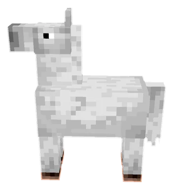 Minecraft Horse PNG, side