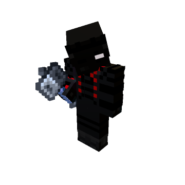 W - Minecraft pose by abyssaltech | Perfect for thumbnails and renders