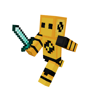 Sword Lunge - Minecraft pose by ninjadashbr | Perfect for thumbnails and renders