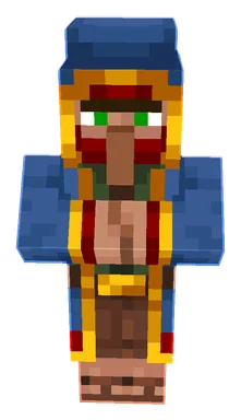Minecraft Wandering Trader PNG, front