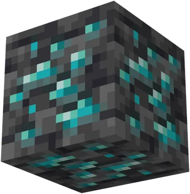 Minecraft Deepslate Diamond Ore PNG