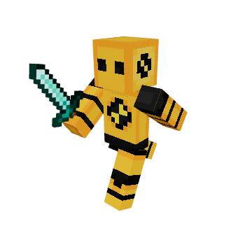 Diamond Strike - Minecraft pose by ricko | Perfect for thumbnails and renders
