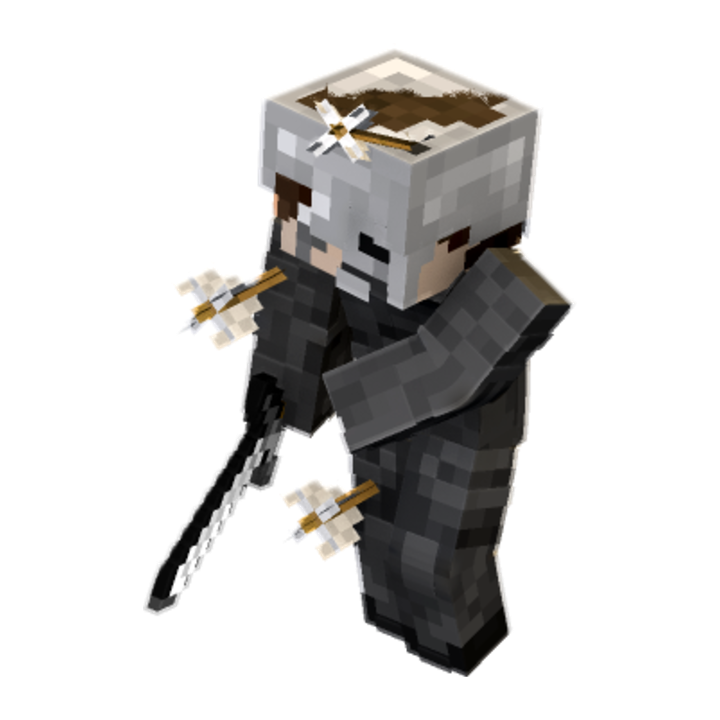 shot minecraft pose by p_catz