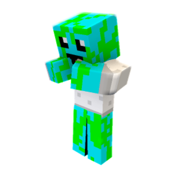 scared - Minecraft pose by kraterna | Perfect for thumbnails and renders