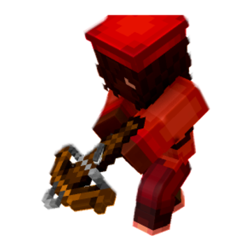 loading cross bow and jumping - Minecraft pose by franberrytv | Perfect for thumbnails and renders