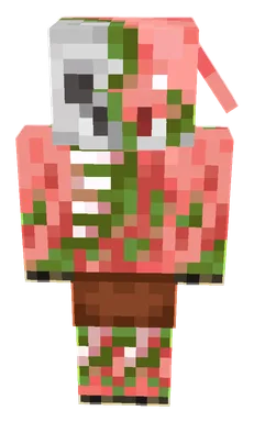 Minecraft Zombified Piglin PNG, front