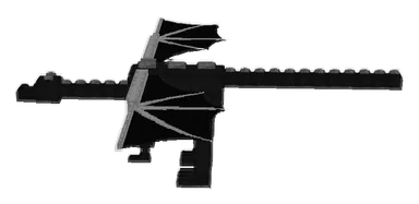 Minecraft Ender Dragon PNG, side