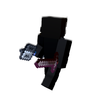 Mace And sword - Minecraft pose by Jake Mas | Perfect for thumbnails and renders