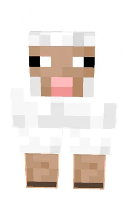 Minecraft Sheep PNG, front