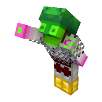 Crouch up - Minecraft pose by calebonline | Perfect for thumbnails and renders