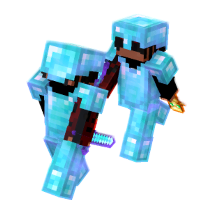 pvp minecraft pose by frostymc