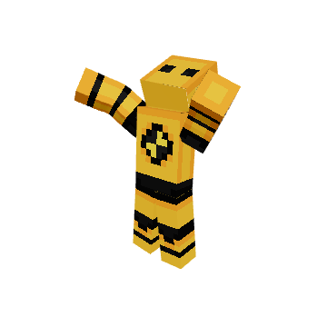 Leaning Dab - Minecraft pose by floconboyy | Perfect for thumbnails and renders