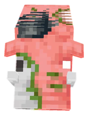 Minecraft Zoglin PNG, front