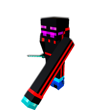 Enderman minecraft pose by Javier Del RIO