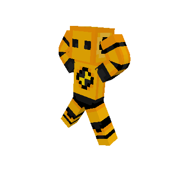 shocked (cartoon) - Minecraft pose by May Gator | Perfect for thumbnails and renders