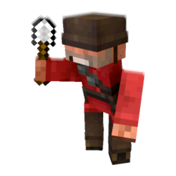 I'm a Rocket Man minecraft pose by nosez