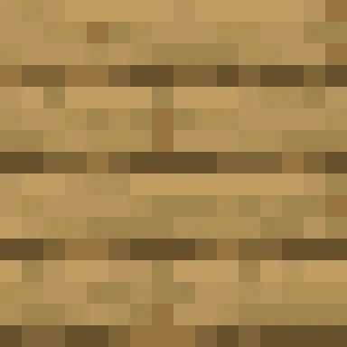 Minecraft Oak Planks PNG, flat texture