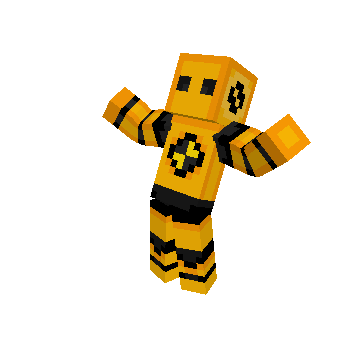 Open Arms Hug - Minecraft pose by amineyistoogood | Perfect for thumbnails and renders