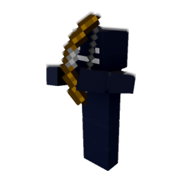 shooting arrow pose but my skin minecraft pose by kykylo