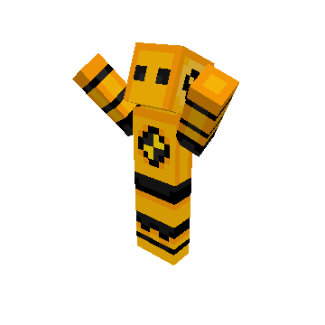 Happy looking up minecraft pose by mrcacti