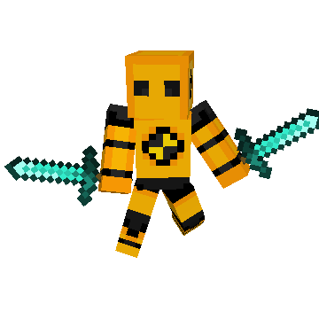 Dual Sword Prepare Wield - Minecraft pose by neovix | Perfect for thumbnails and renders