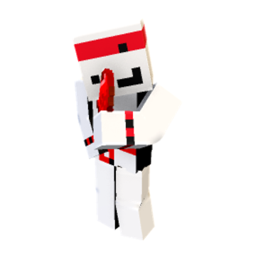 REDDITRON minecraft pose by Christian Williams