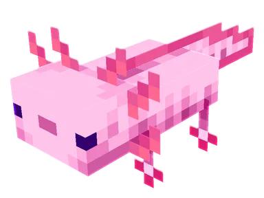 Minecraft Axolotl PNG