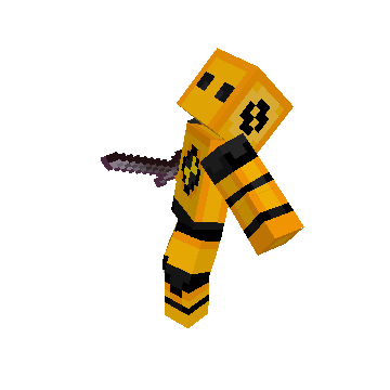 Sword - Minecraft pose by krimson7 | Perfect for thumbnails and renders
