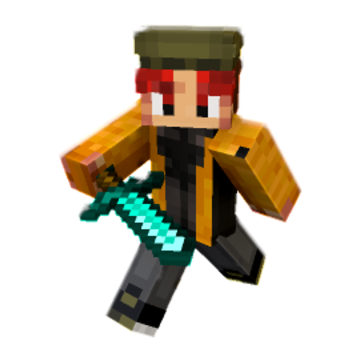 sword - Minecraft pose by ricklyne | Perfect for thumbnails and renders