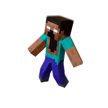 Mid-Air Floating Tumble - Minecraft pose by rippp | Perfect for thumbnails and renders