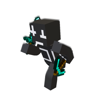 Run with items - Minecraft pose by GILDENYS MOURA | Perfect for thumbnails and renders