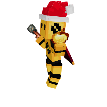 Festive Snack Break - Minecraft pose by srbosxz | Perfect for thumbnails and renders