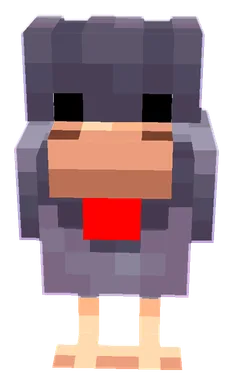 Minecraft Cold Chicken PNG, front