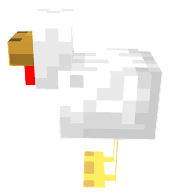 Minecraft Chicken PNG, side