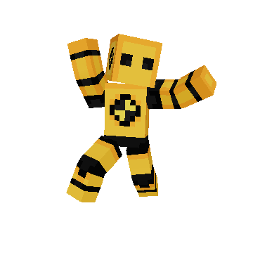 Haning by arm - Minecraft pose by trickypiston | Perfect for thumbnails and renders