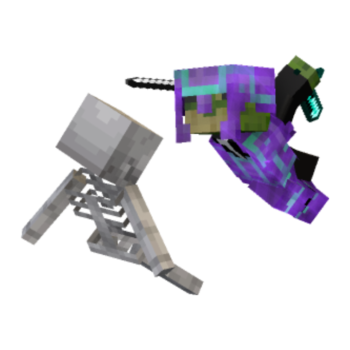 Diving sword minecraft pose by noxx_noxie