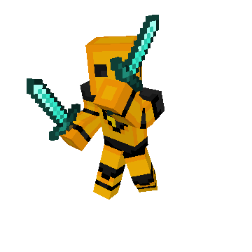 Dual Wielding Swords - Minecraft pose by ryo28_mc | Perfect for thumbnails and renders