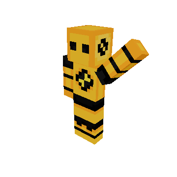 wave - Minecraft pose by diversifiedplayz | Perfect for thumbnails and renders