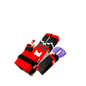 flying down with aura - Minecraft pose by batman | Perfect for thumbnails and renders