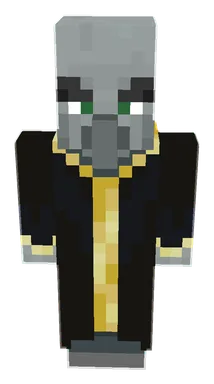 Minecraft Evoker PNG, front