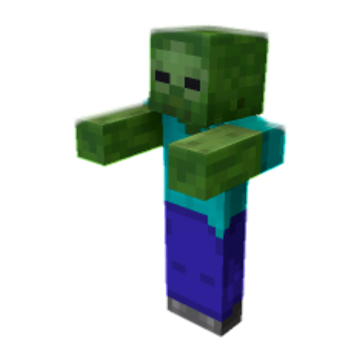 Zombie minecraft pose by quinntontv